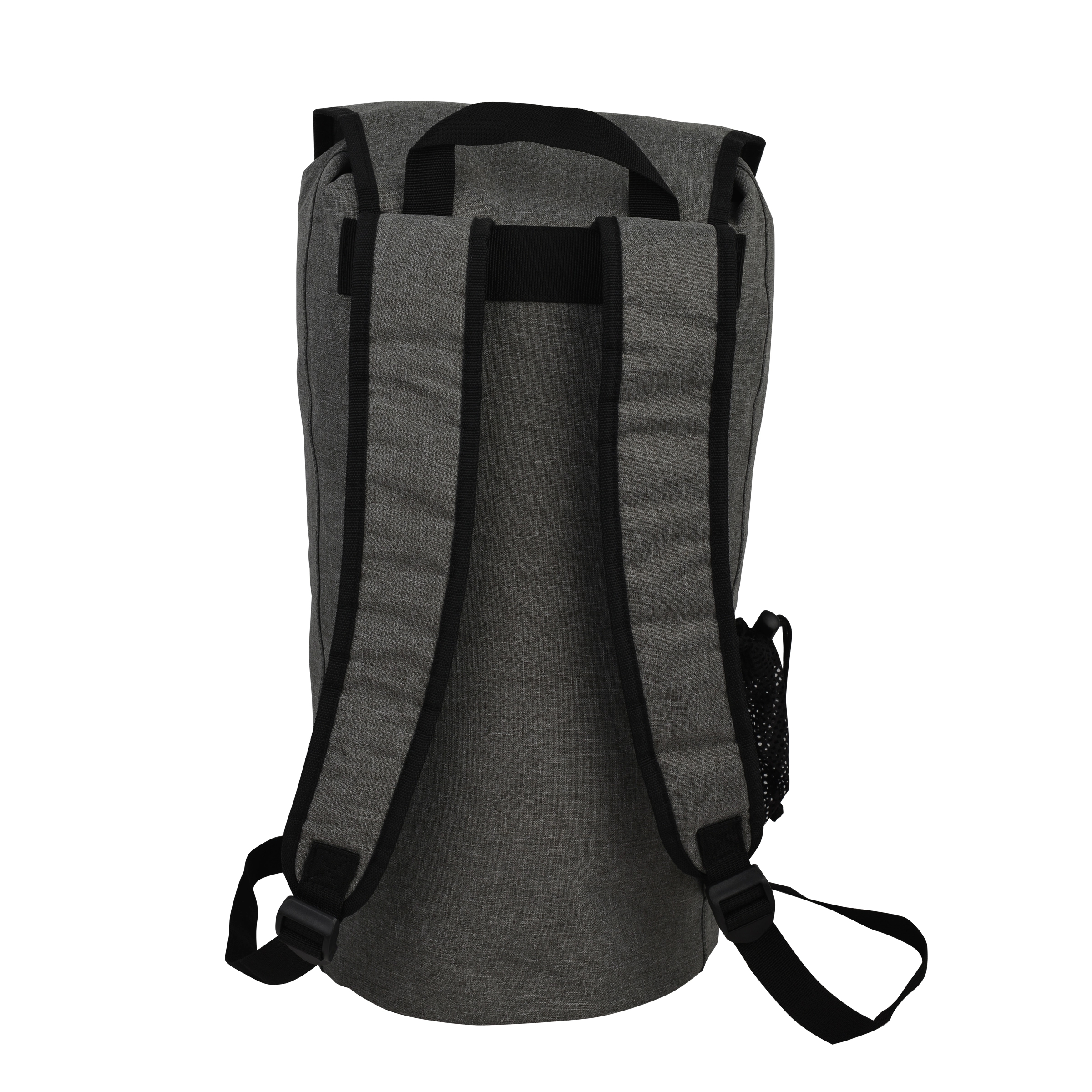 Premium 20L Gray Waterproof Sport Bag with Outer Zipper 2