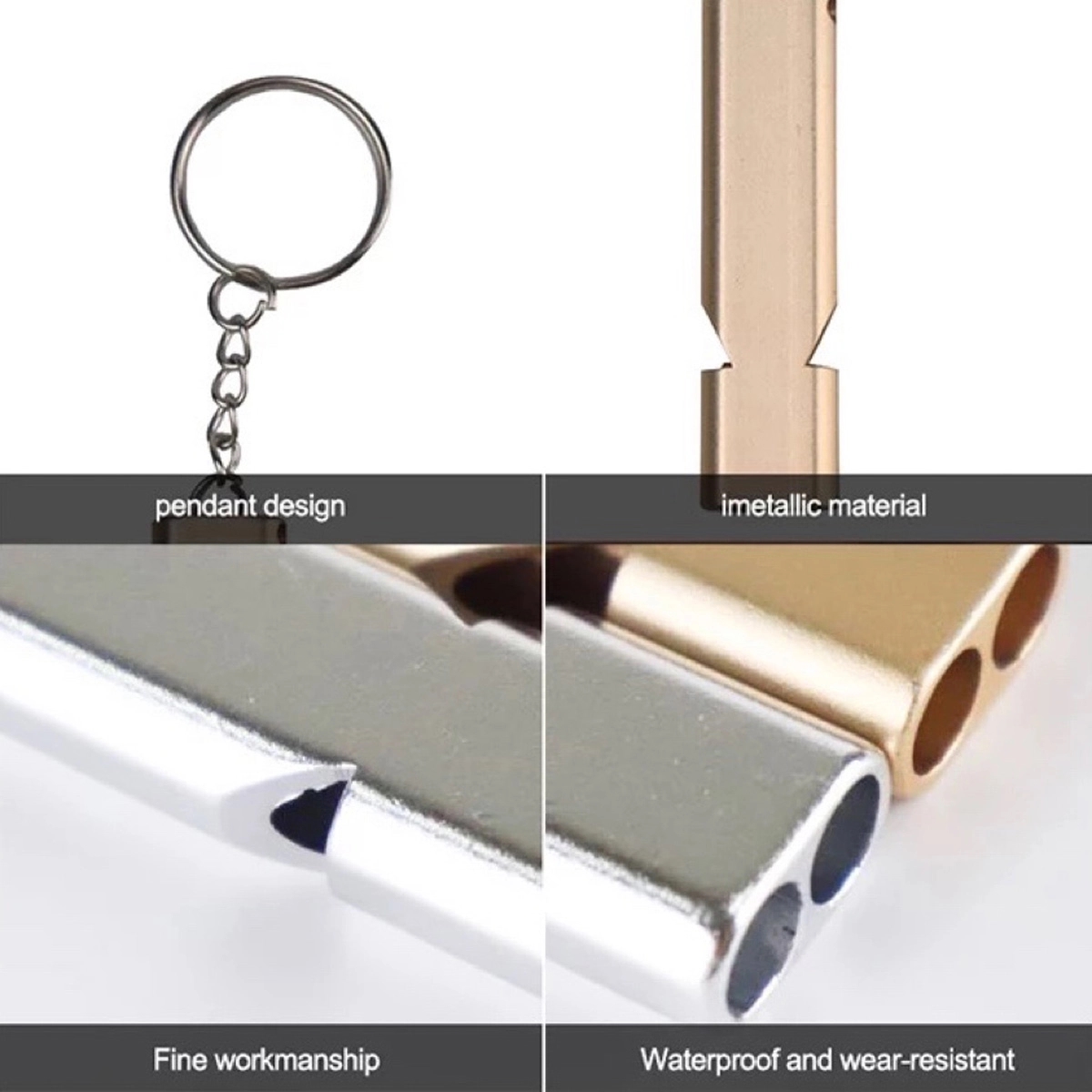 Dual-Tube Survival Whistle 3