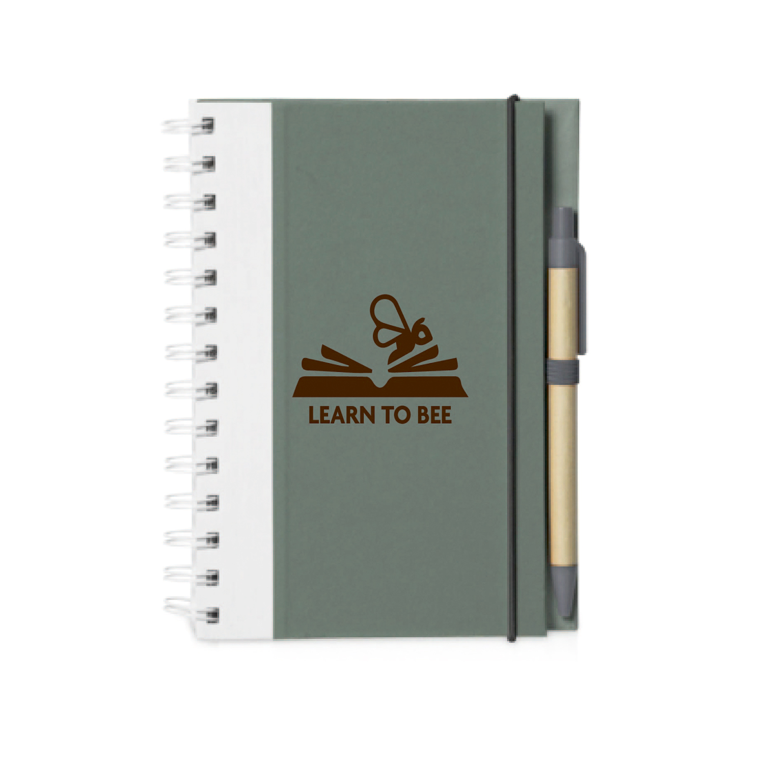 Duotone Bright Eco Notebook (1 Color Imprint) 3