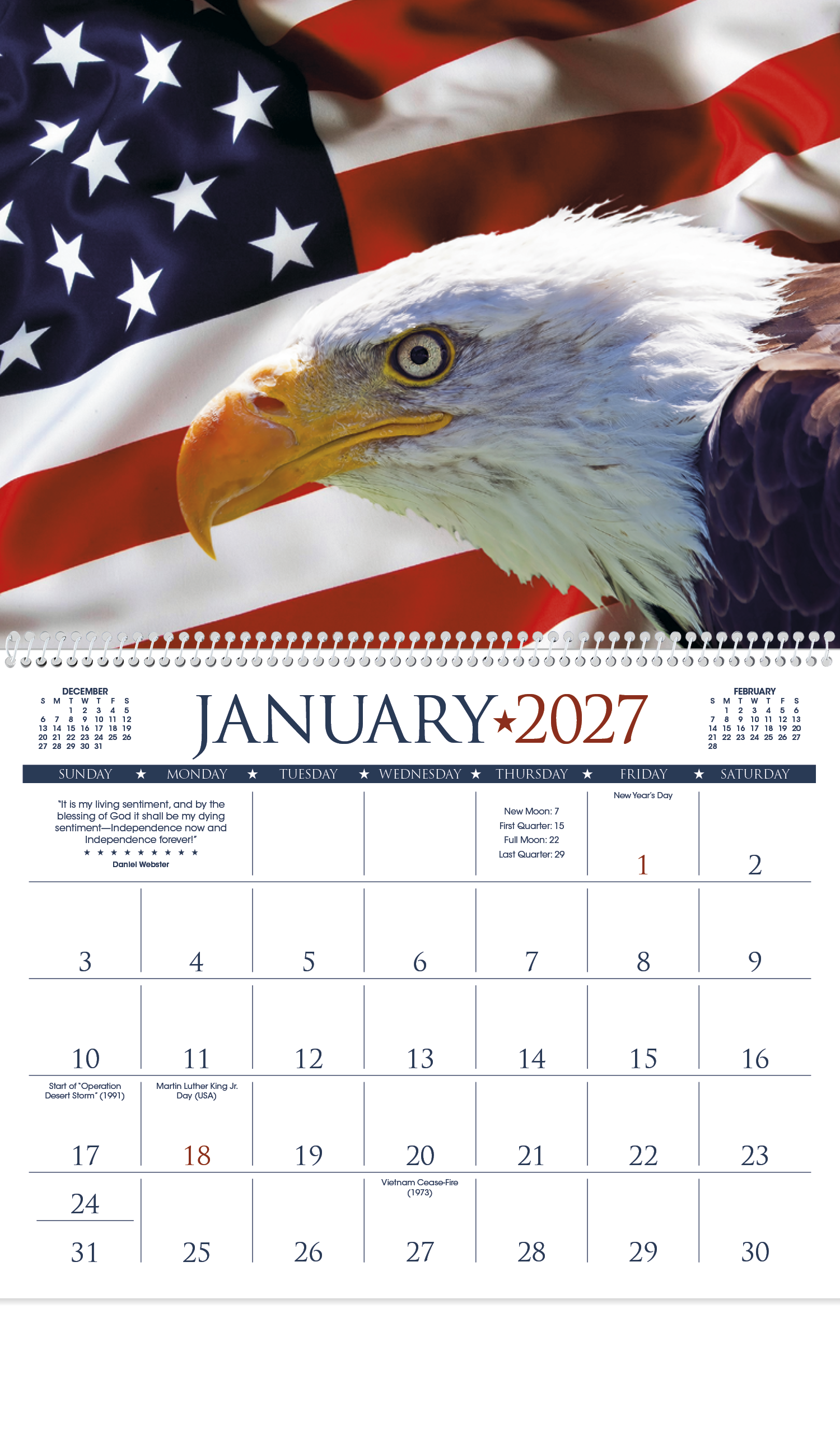 Triumph® Calendars I Love America Calendar 68