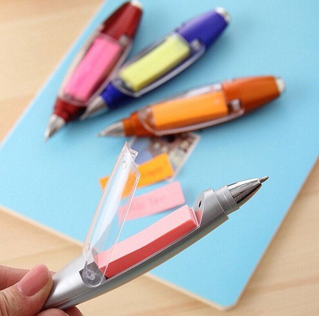 Plastic Ball Pen with Sticky Note 2