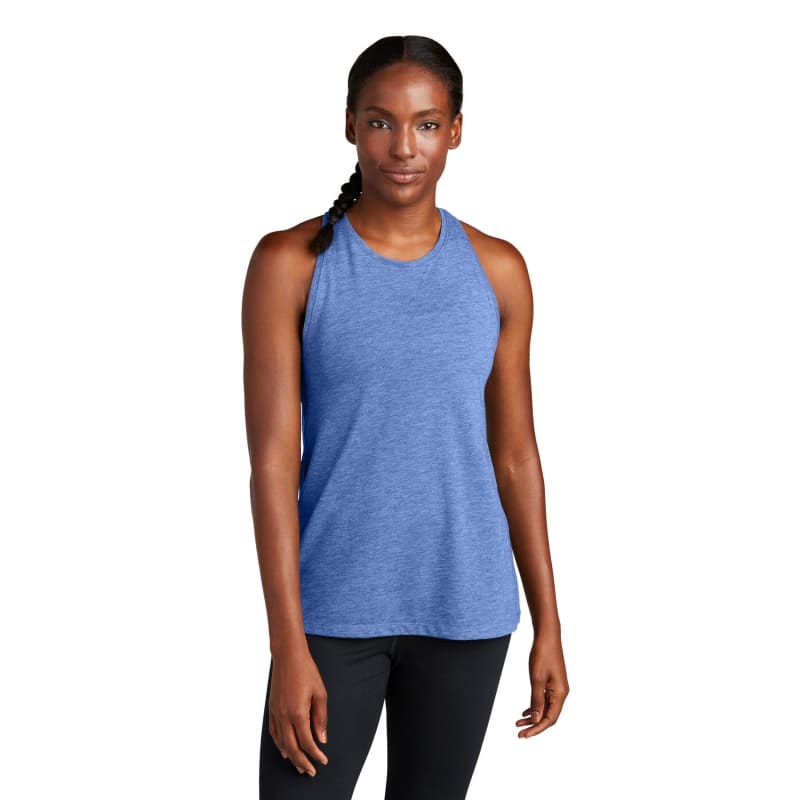 Sport-Tek Women's PosiCharge Tri-Blend Wicking Tank. 7
