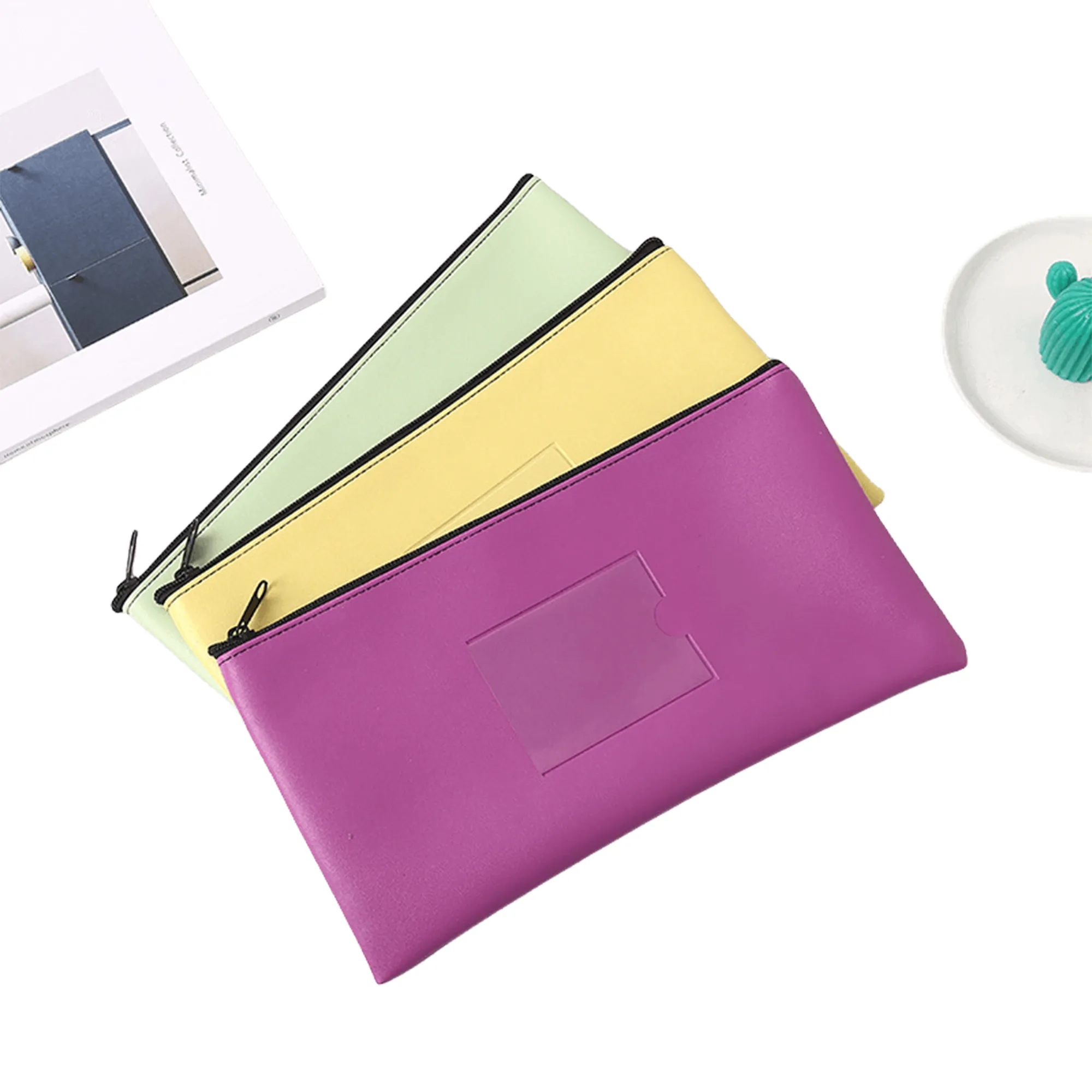 Bank Deposit Money Bags with Zipper 2