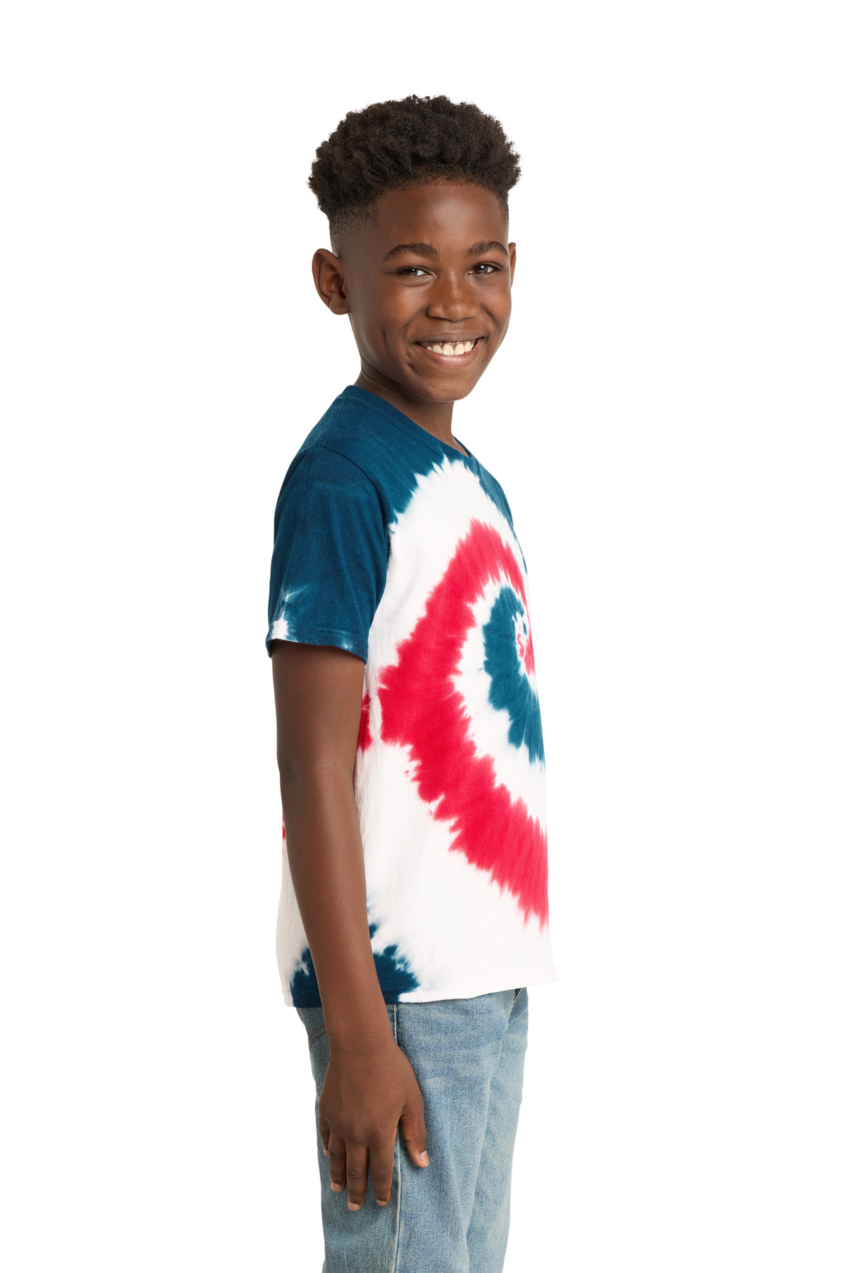 Port & Co Youth Tie-Dye Tee. PC147Y 109