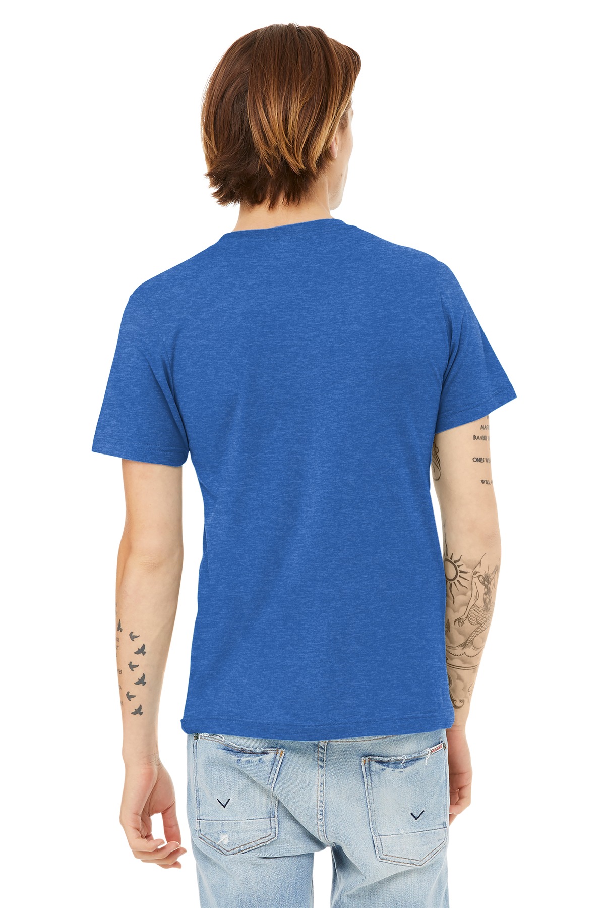 BELLA+CANVAS Unisex Heather CVC Short Sleeve Tee. BC3001CVC 200
