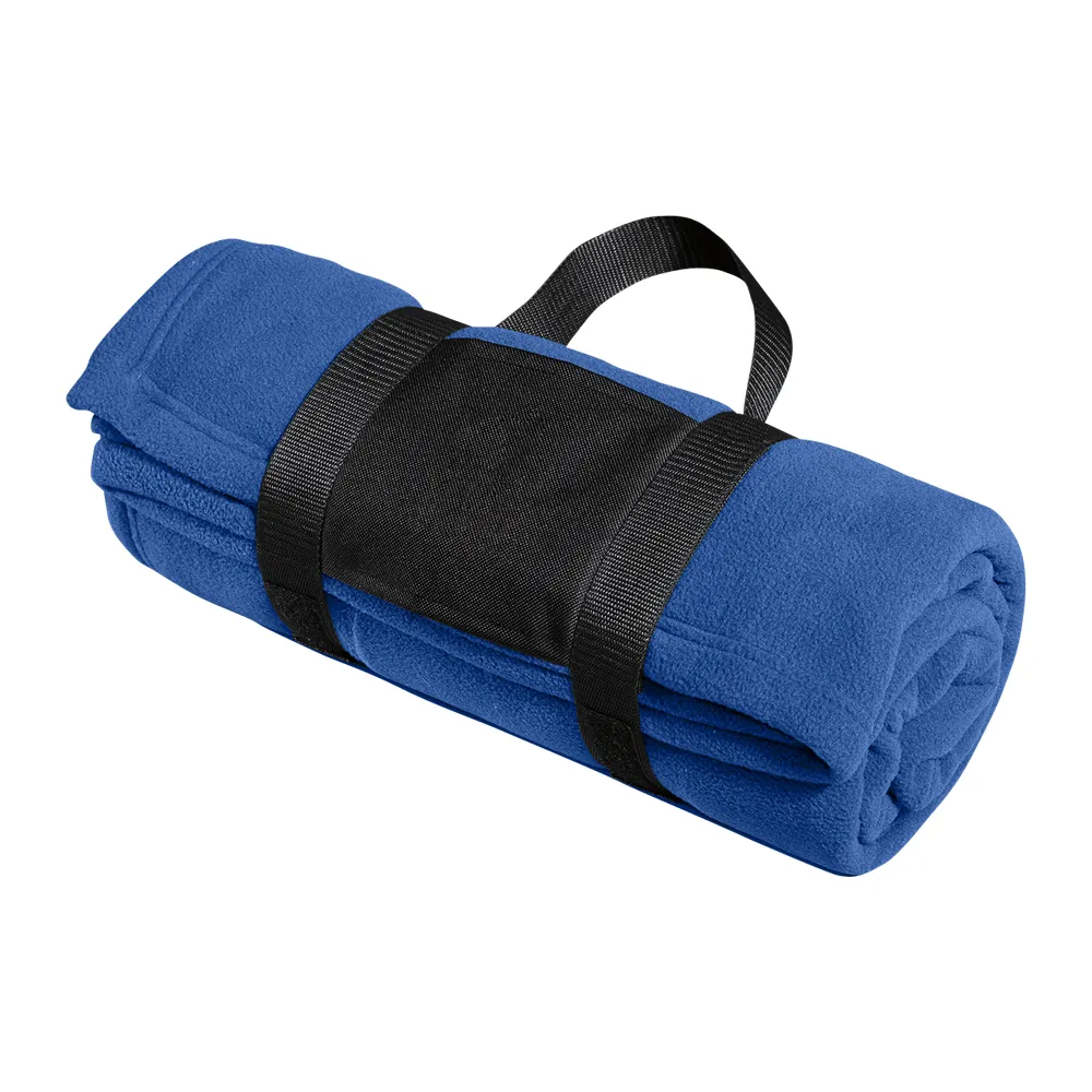 Port Authority Fleece Blanket with Carrying Strap 2