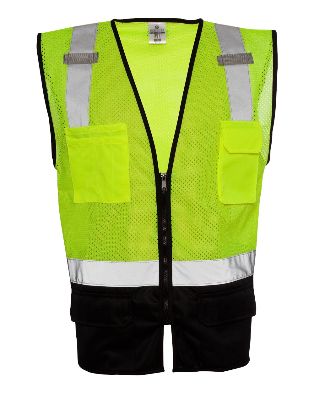Black Bottom Mesh Class 2 Vest