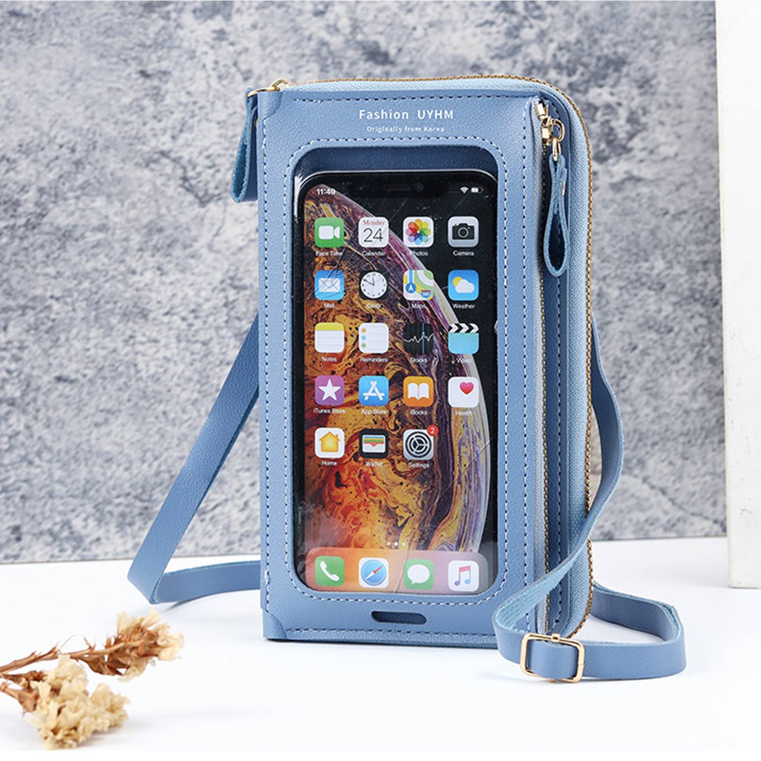 Customized Universal PU Purse Phone Bag 1