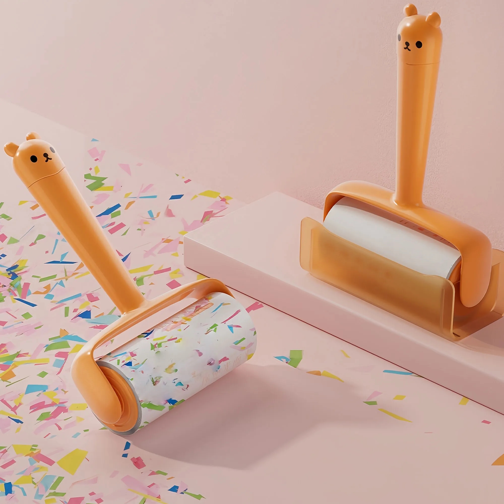 Super Sticky Pet Hair Roller Refill Paper With Bear Handle 5