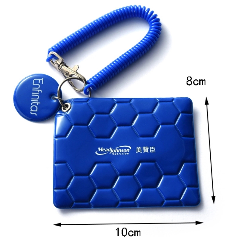 Vinyl Wrist Coil ID Card Holder 2