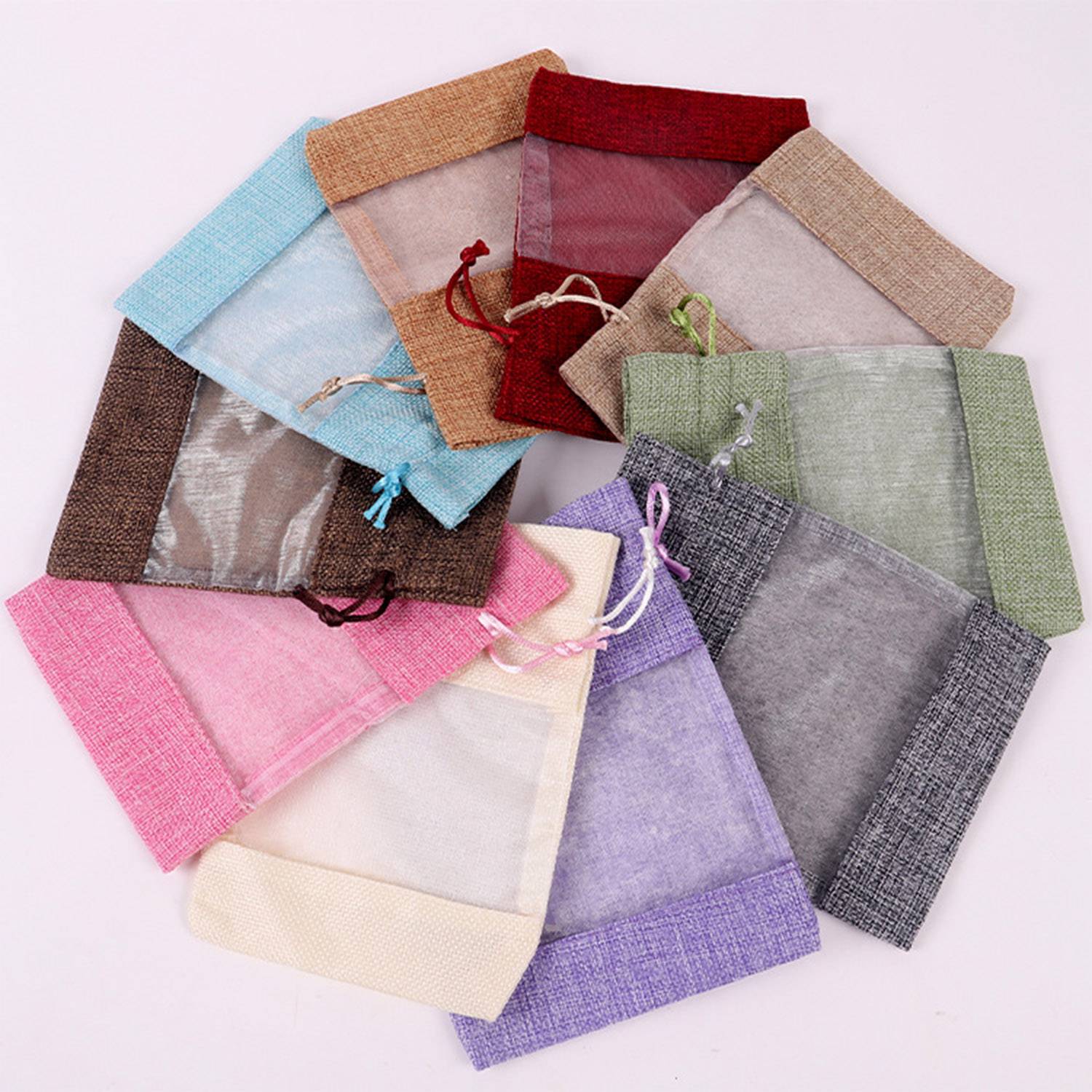 Gauze Drawstring Bag 4