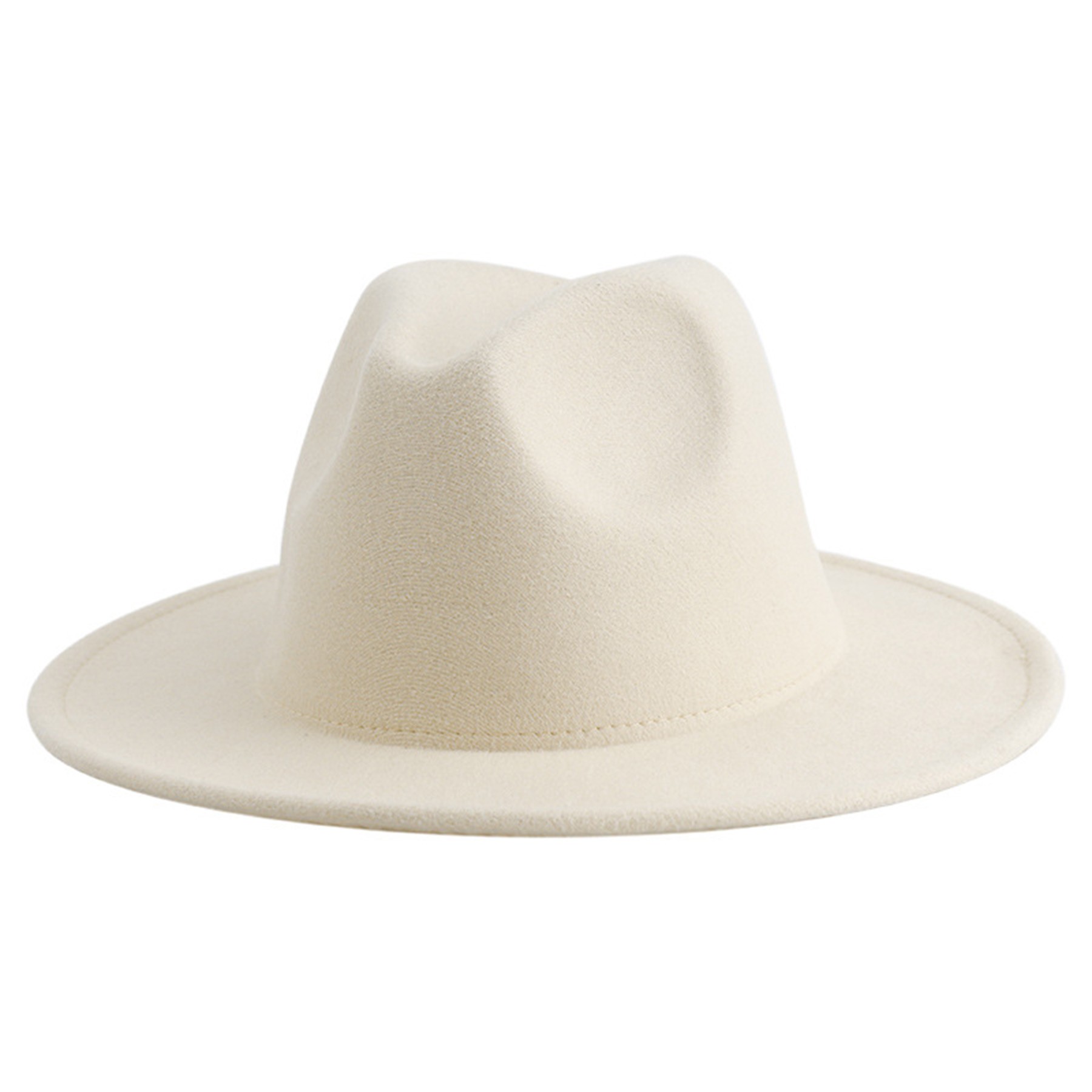 Classic Wide Brim Fedora Hat 4