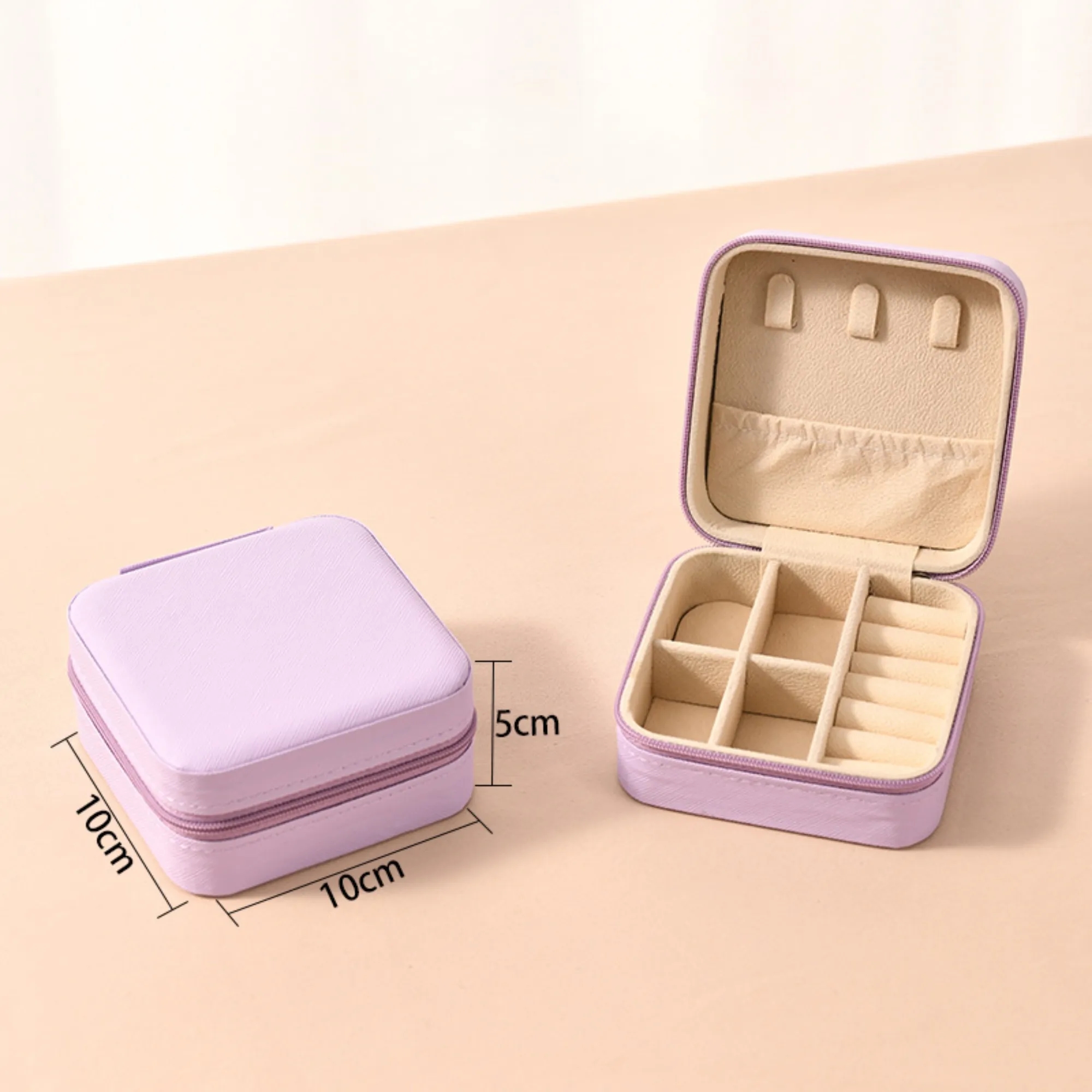 Pu Leather Small Jewelry Box Organizer 4