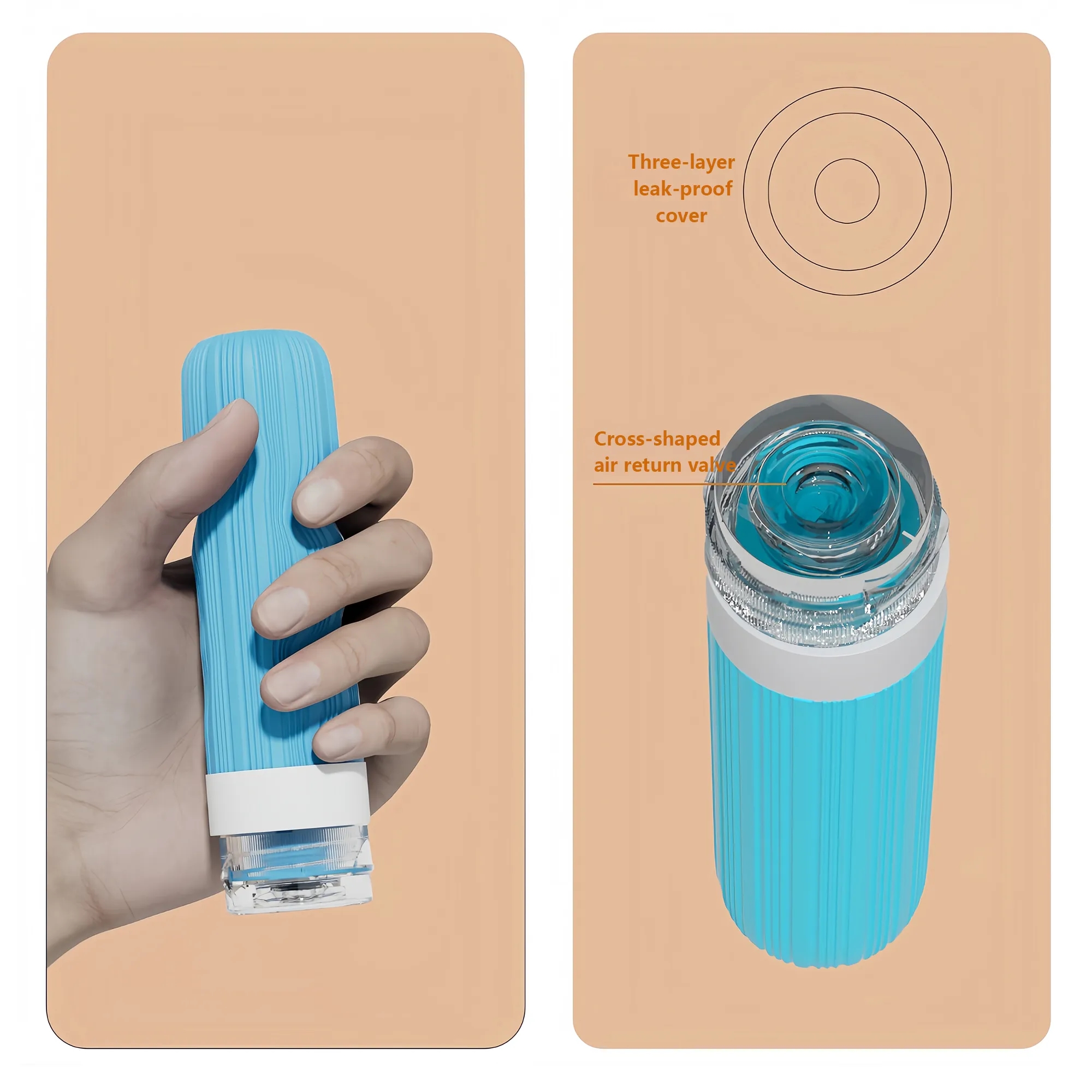 Portable Silicone Travel Bottle Set 6