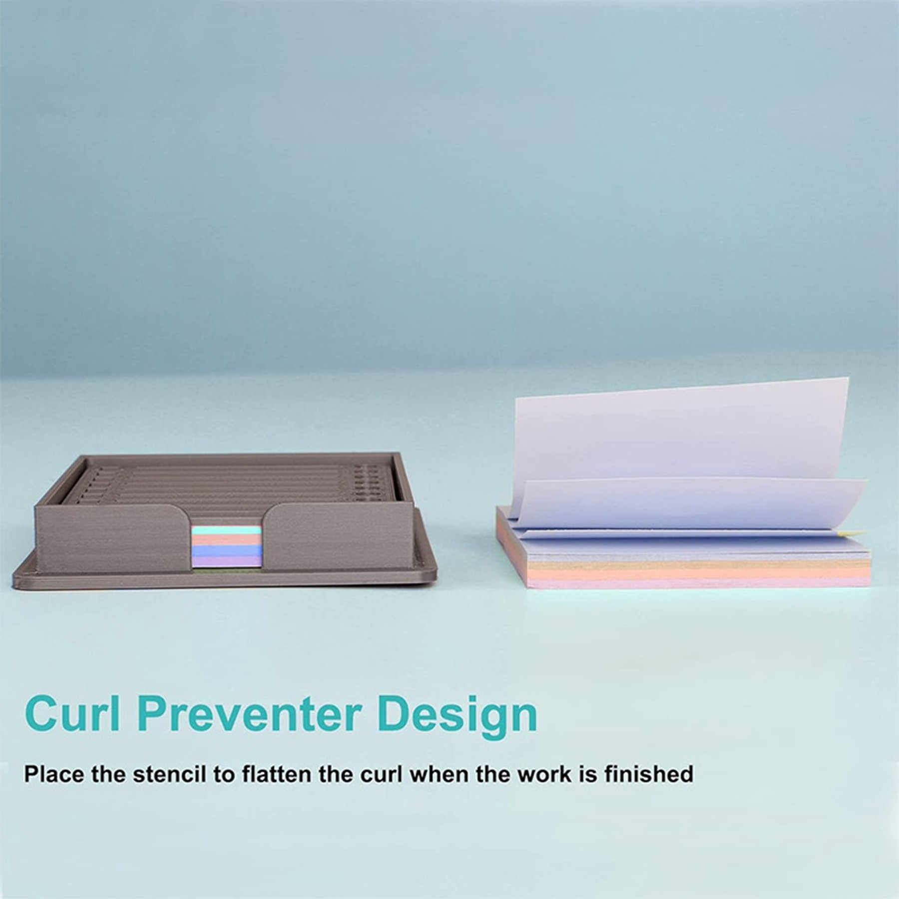 Sticky Note Holder With Stencil 4
