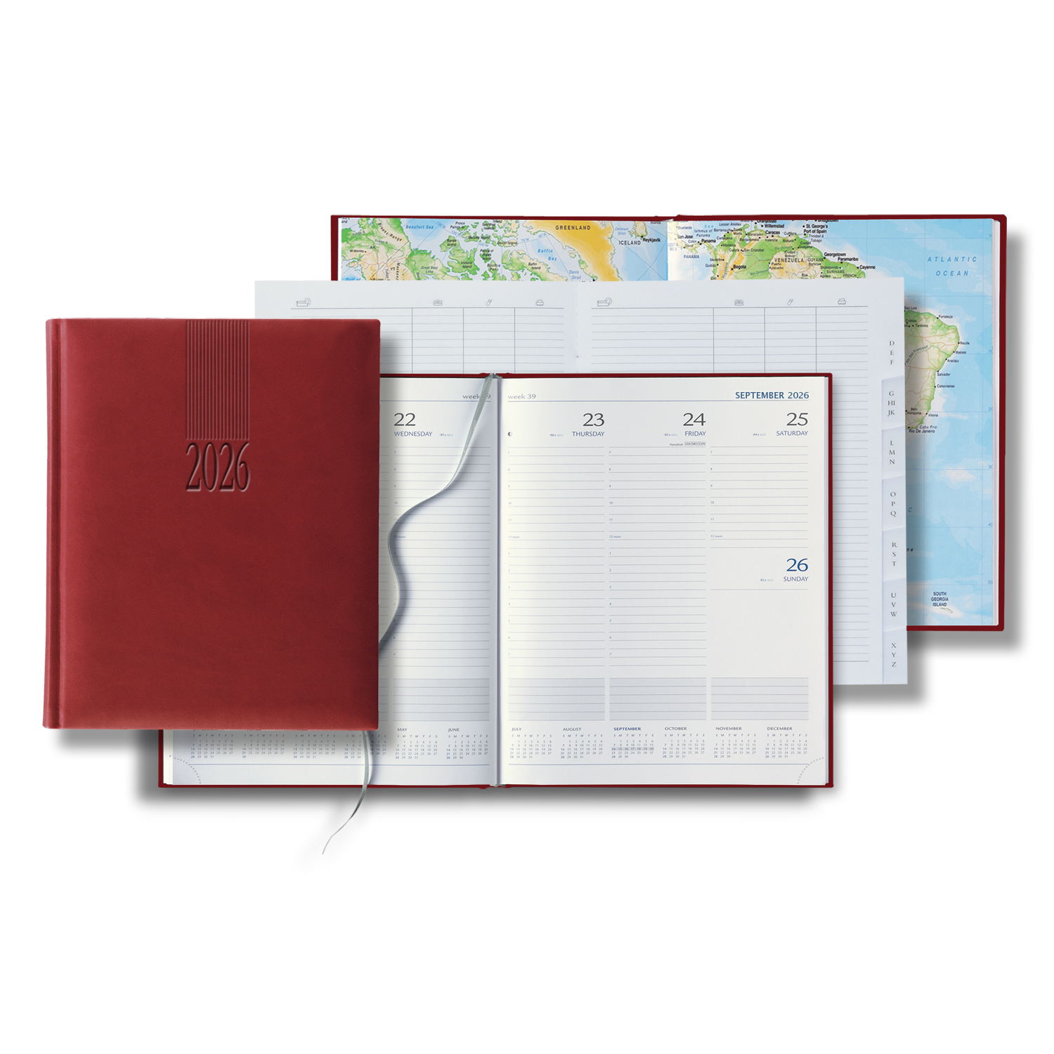 Castelli Tucson Grande Desk White Page Weekly Diary 8