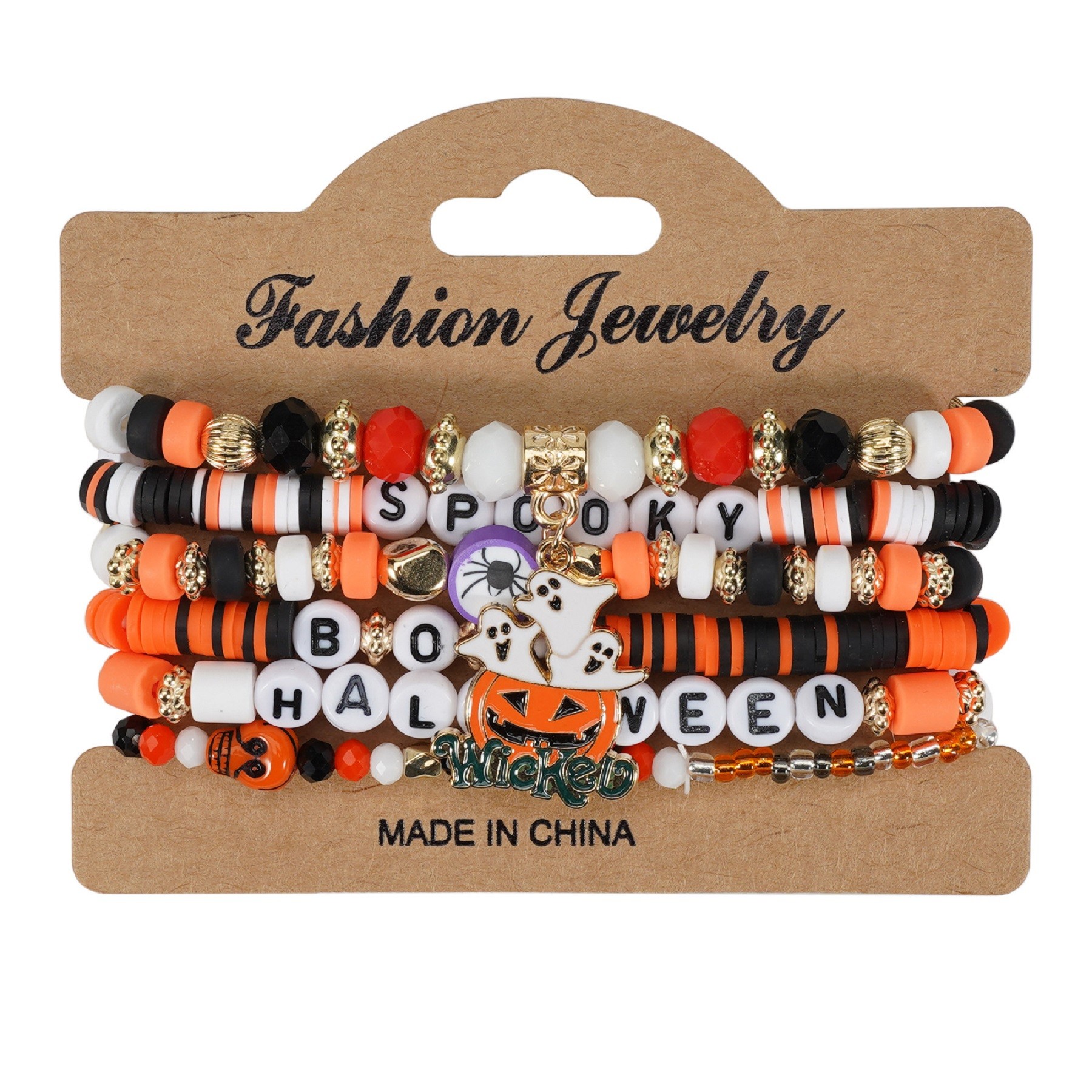 Bohemian Bracelets Stretch Multilayer Colorful Beads Bracelet With Charm Jewelry 9