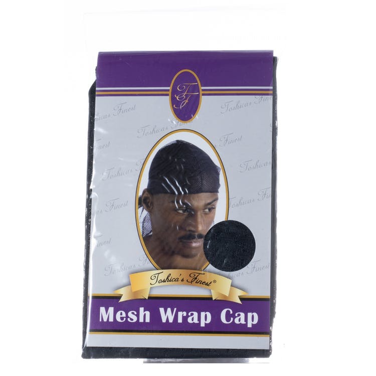 Mesh Wrap Caps - Black 2