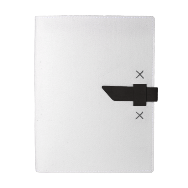 Hubbard Dye-Sublimated Felt Padfolio 114