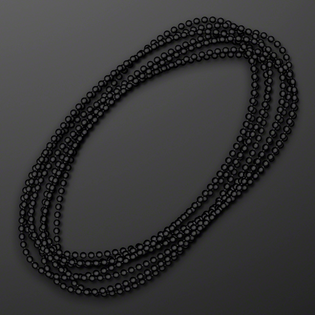 7MM 33" Round Beaded Necklaces 3