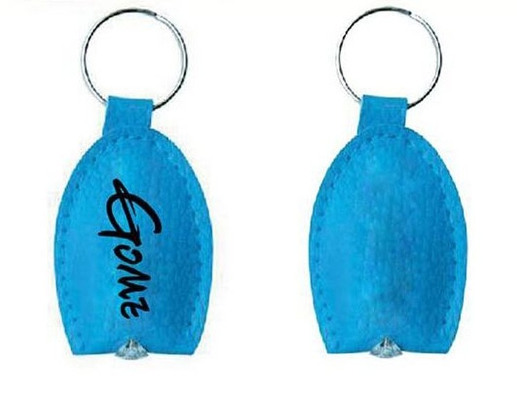PU keychain with LED light 2