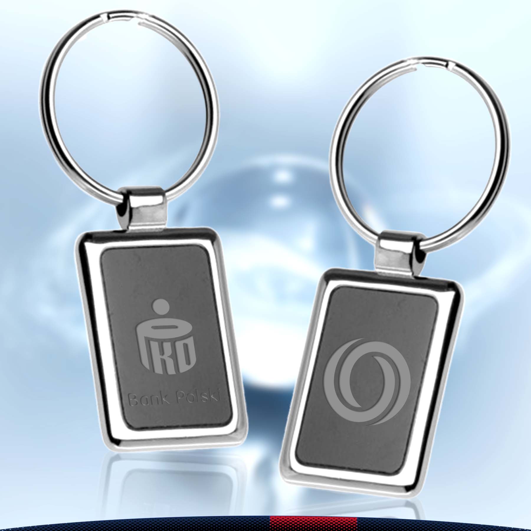 Essy Square Keychain 3