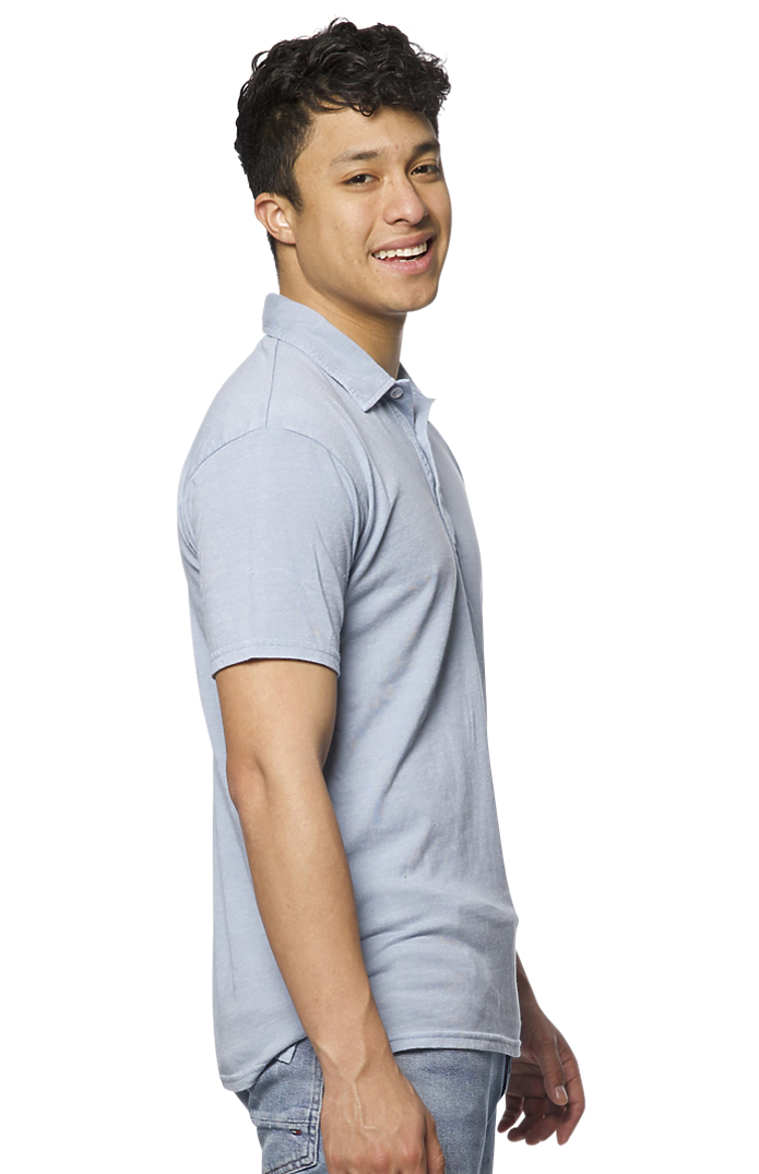 Unisex Triblend Pigment Dyed Polo 2