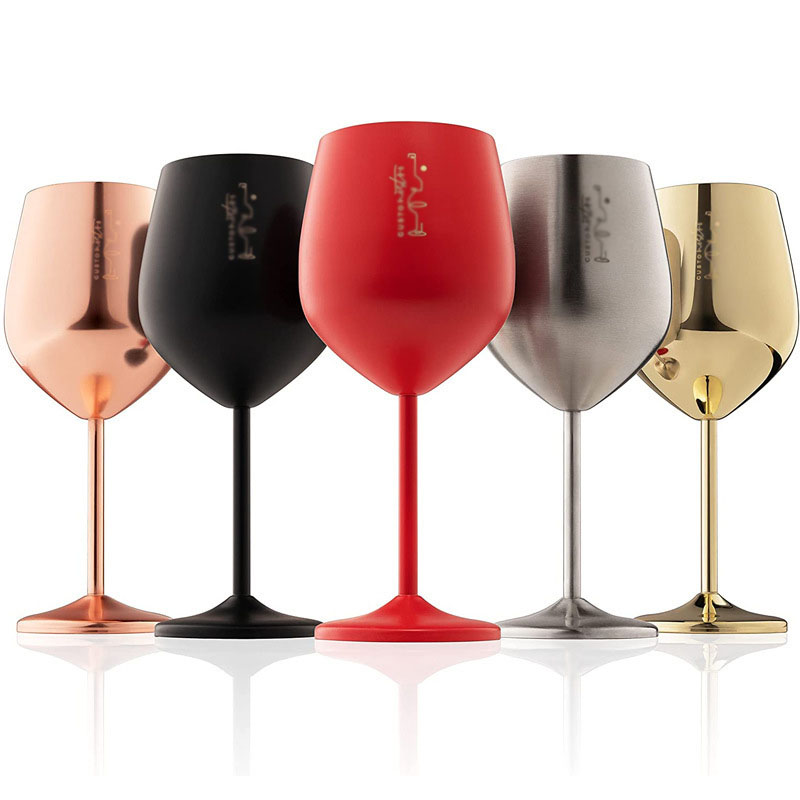 17oz Stainless Steel Wine Goblet 5