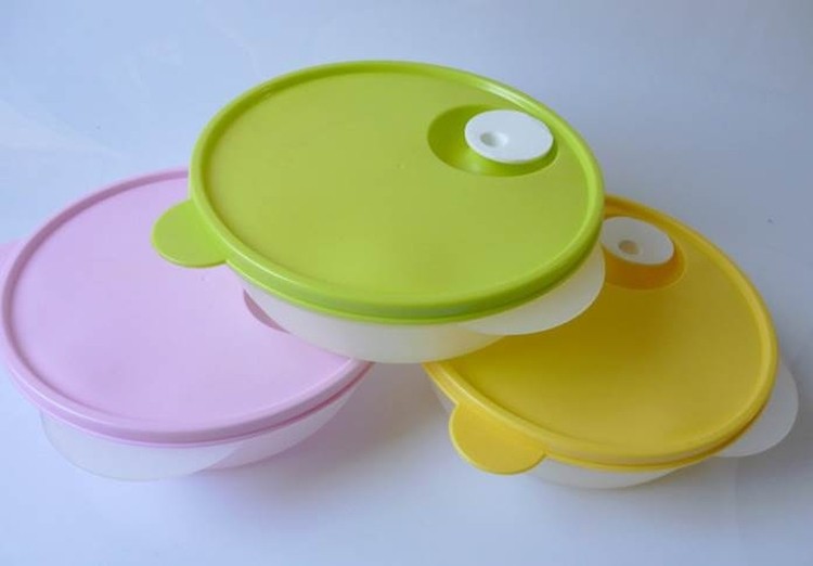 PP Plastic Microwave Bowl with Lid, Fast Food Box, Lunch Box 2
