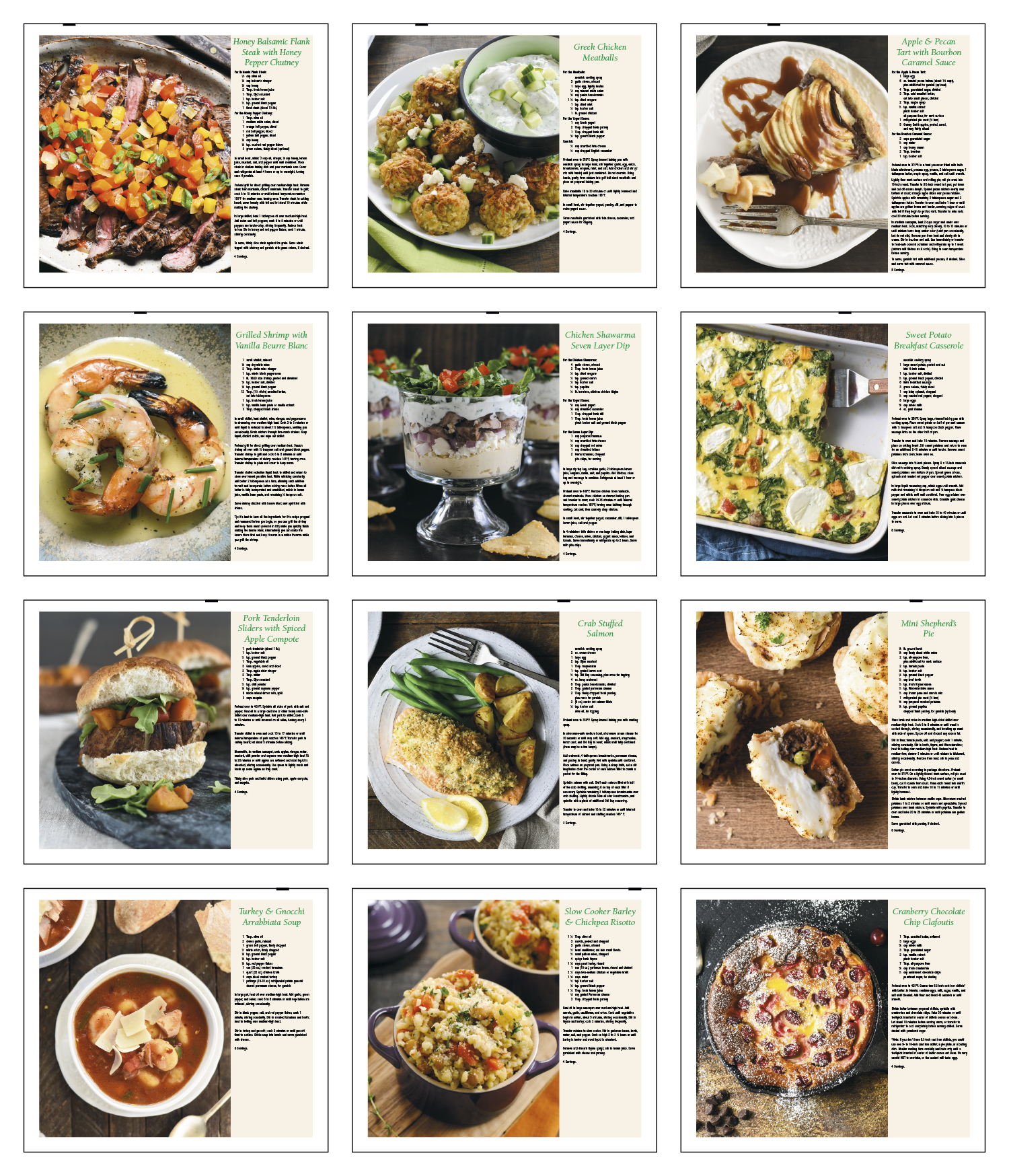 HotLine® Products Recipe Pocket Calendar 10