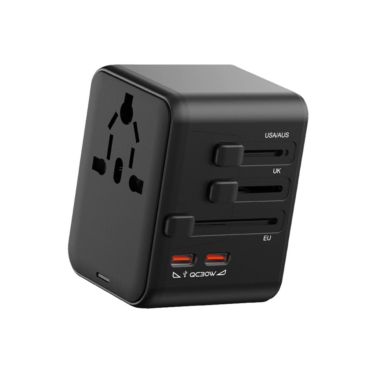 Universal GaN Fast Charging Travel Adapter-Worldwide Use 9