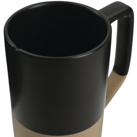 Tahoe Tea & Coffee Ceramic Mug with Wood Lid 16oz 15