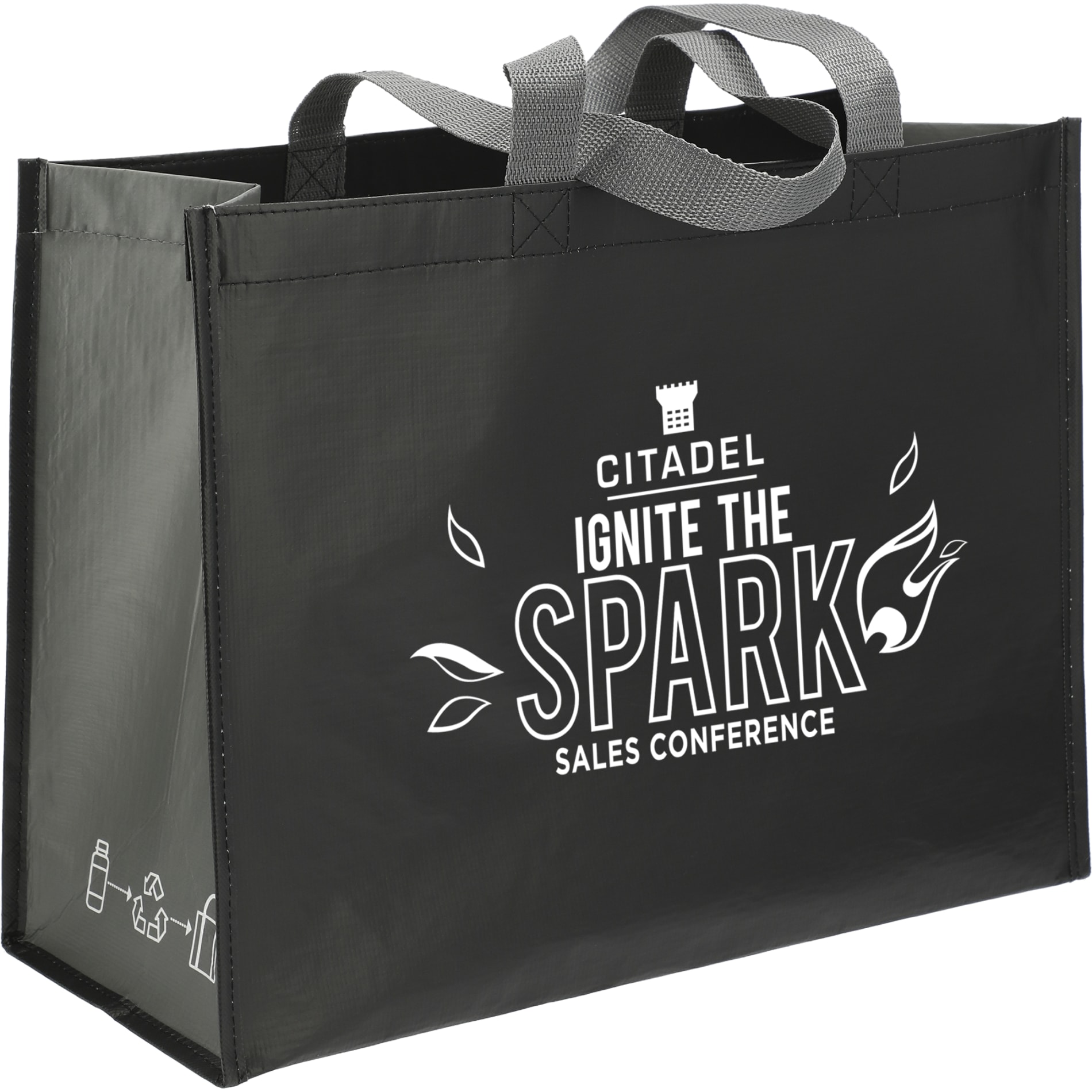 RPET Laminated Matte Shopper Tote 2