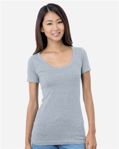 Women's USA-Made Scoop Neck T-Shirt - 3405 14