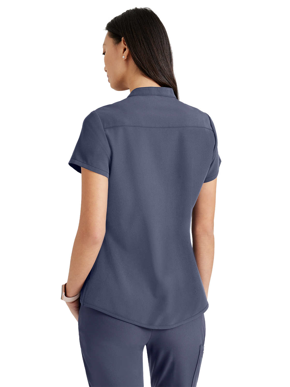Barco Unify - Women's One-Pocket Henley Style Mission Scrub Top 18