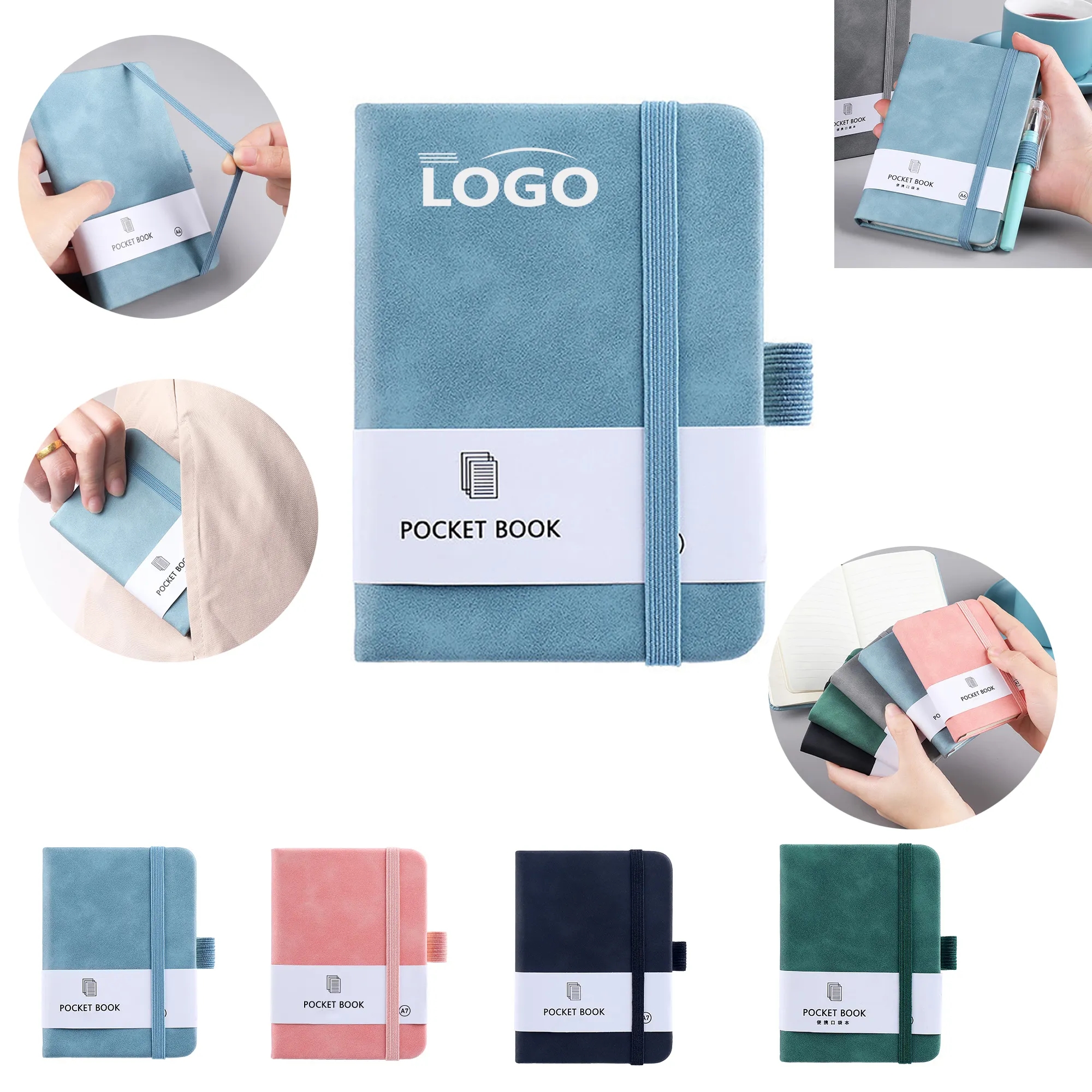A7 Leather Pocket Small Notebooks 3