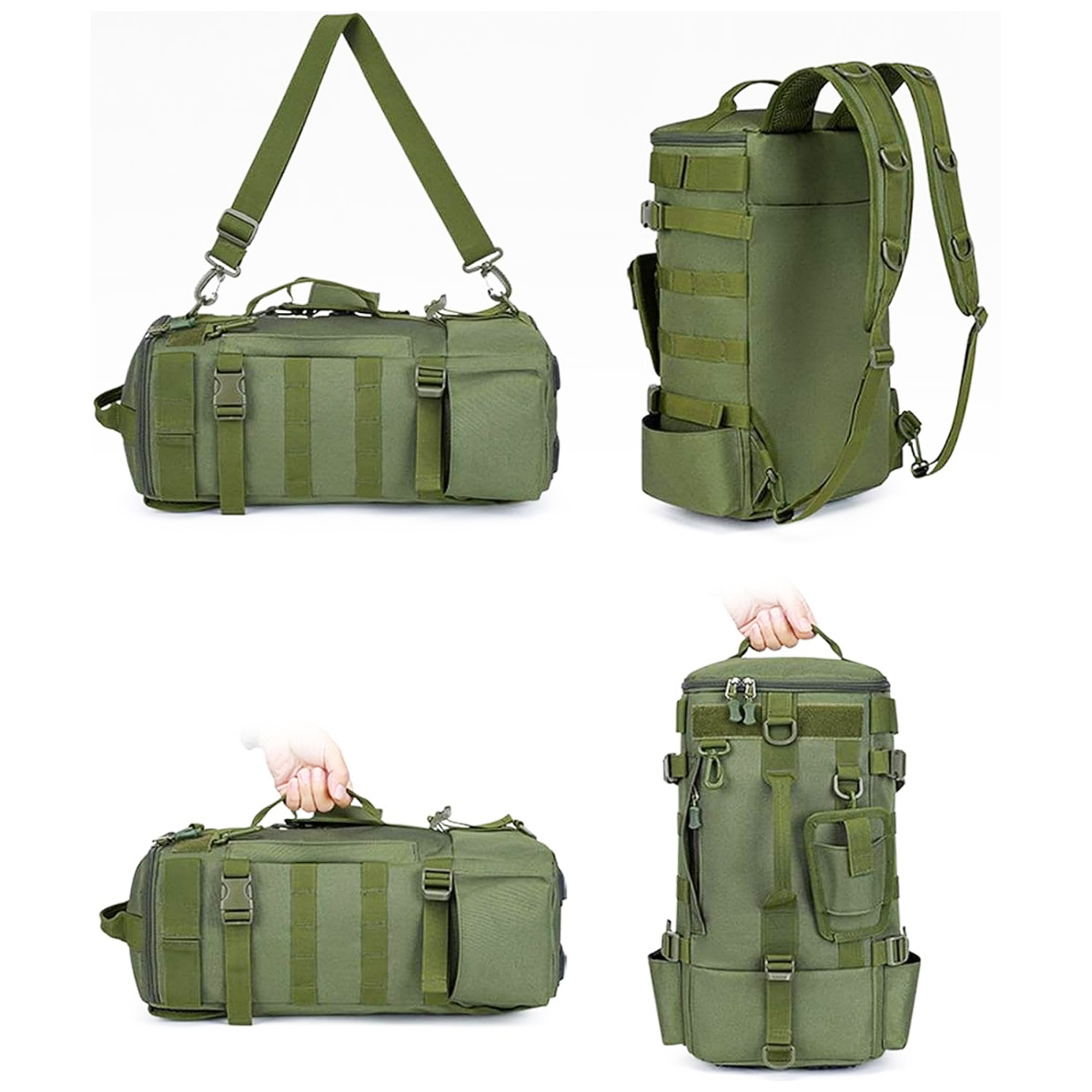 15L Tactical Fishing Gear Backpack with Rod Holders 2