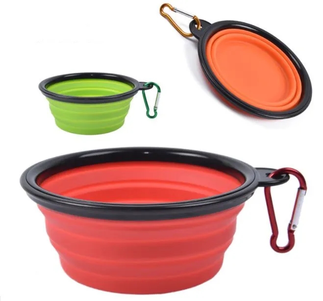 Foldable Silicone Pet Bowls 1