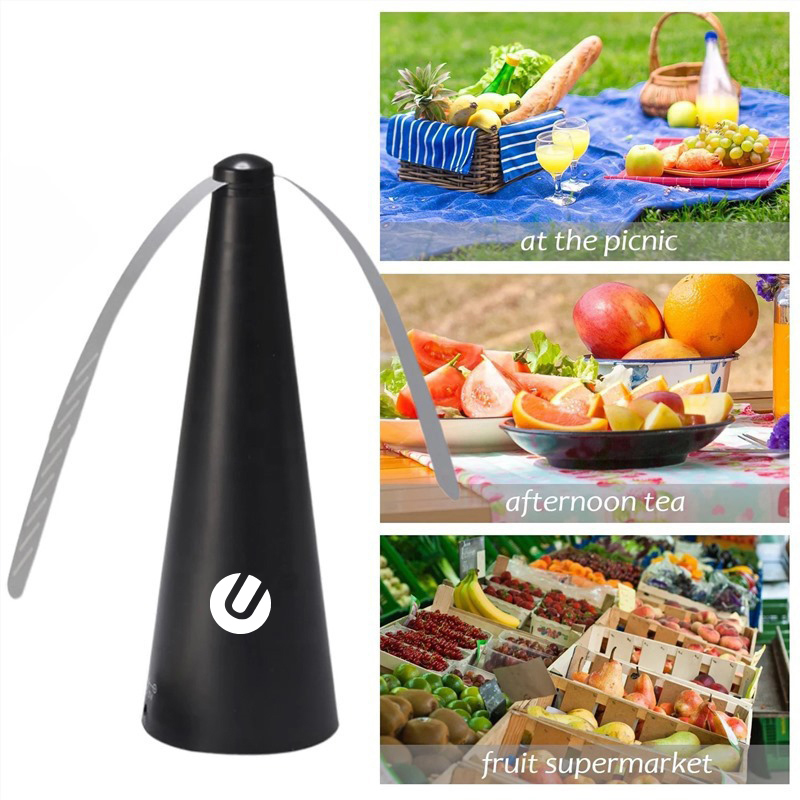 Portable Fly Fans with Holographic Blades for Indoor and Outdoor Use, Keep Flies Away 3