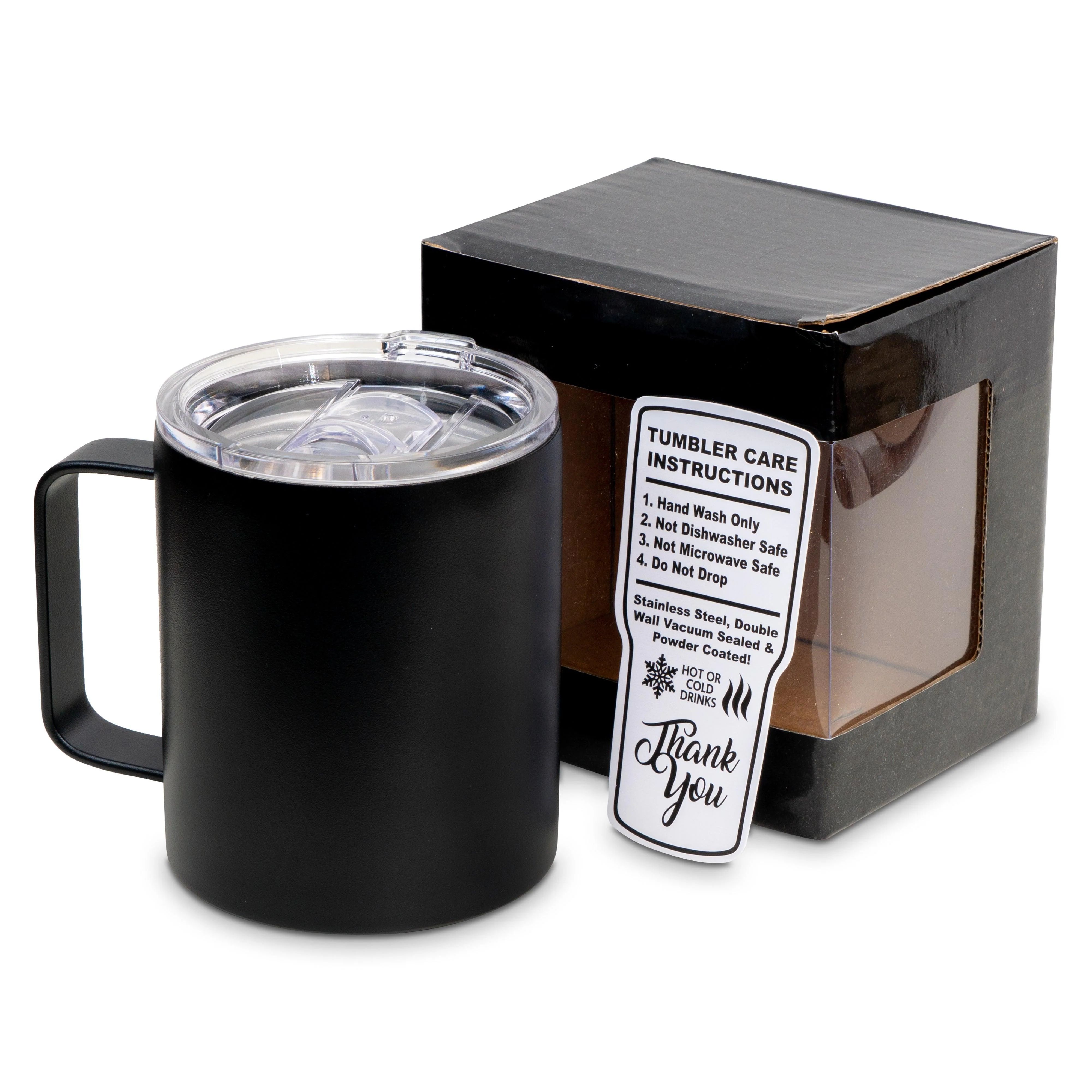 12 Oz. Unbranded Vacuum Insulated Mug w/ Color Matched Window Display Gift Box 5