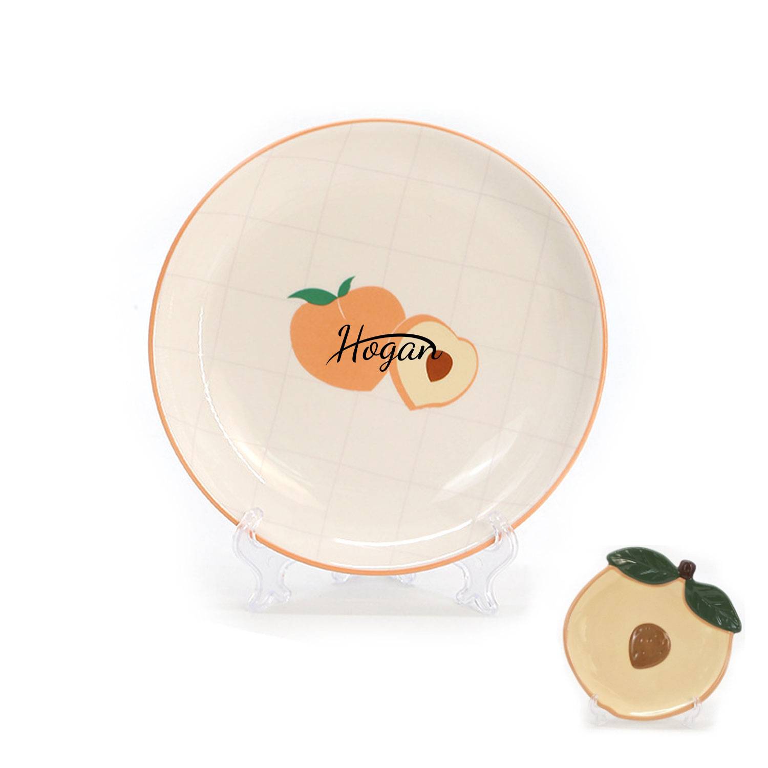 Peach Plate 1