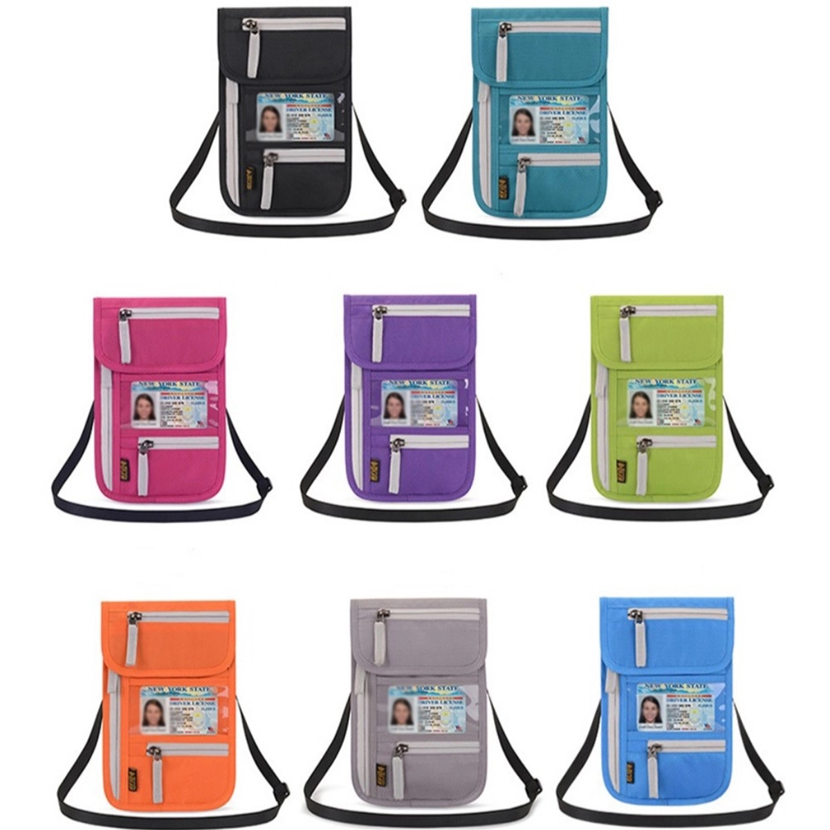 Passport Holder Neck Pouch 2