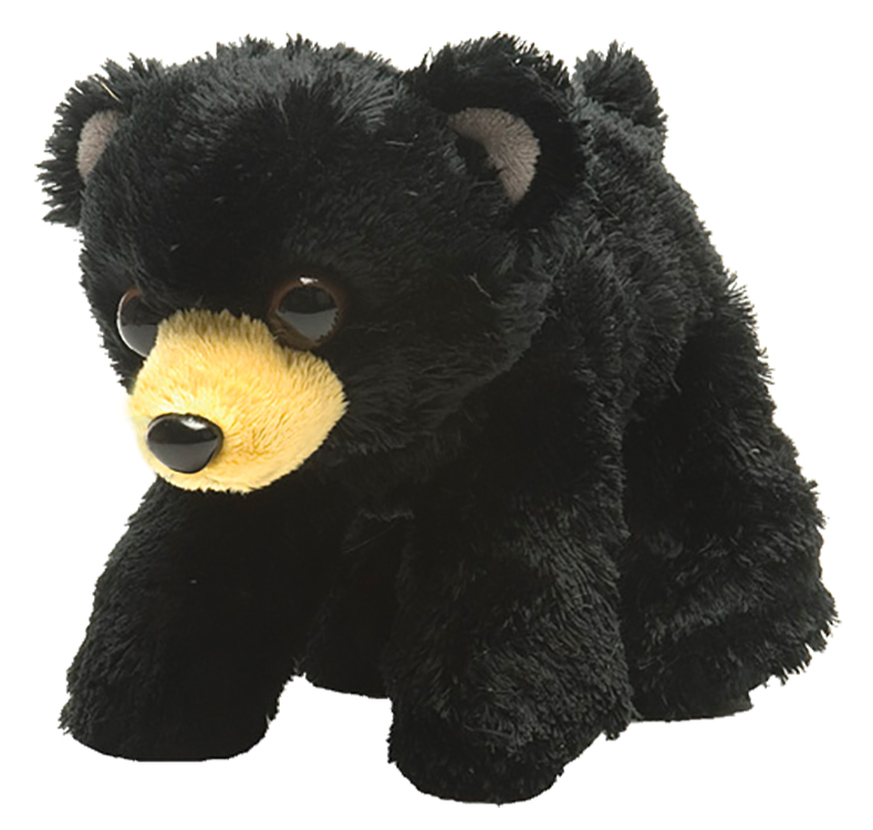 7" Hug'ems Black Bear 2