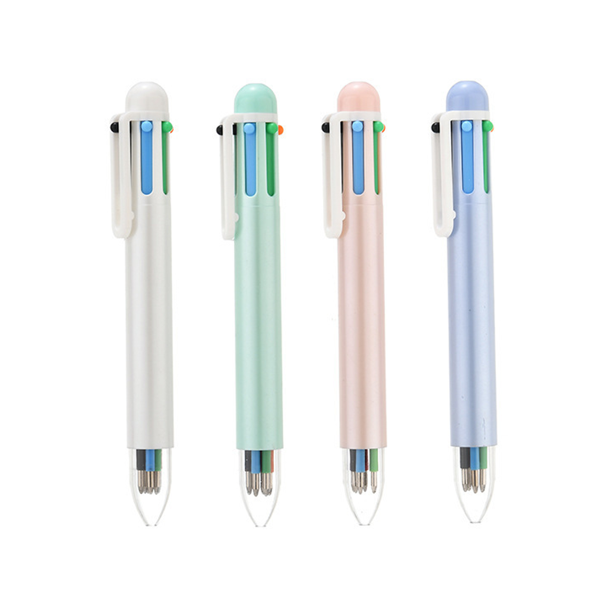 6 In 1 Student Push Ballpoint Pen 1