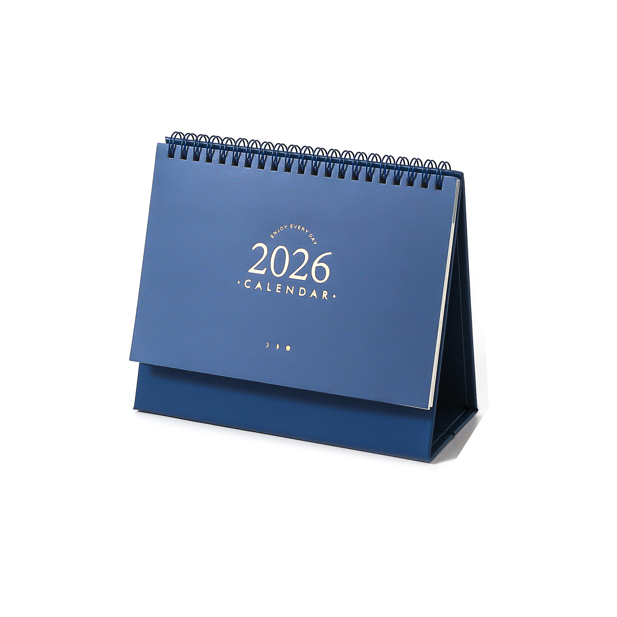 Custom Desk Calendar With Metal Double Binding 6