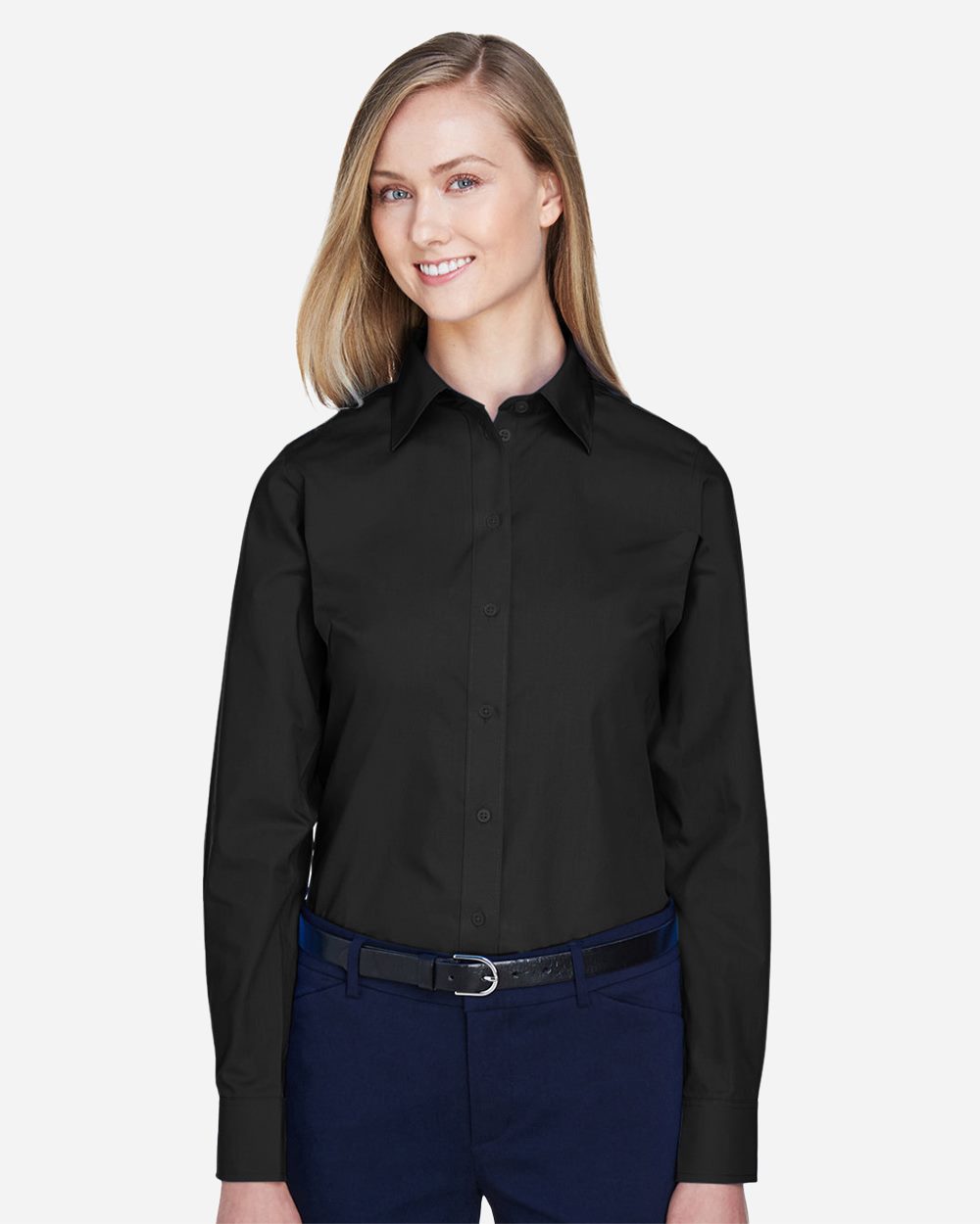 Women's Crown Collection® Broadcloth Woven Dress Shirt - D620W 22