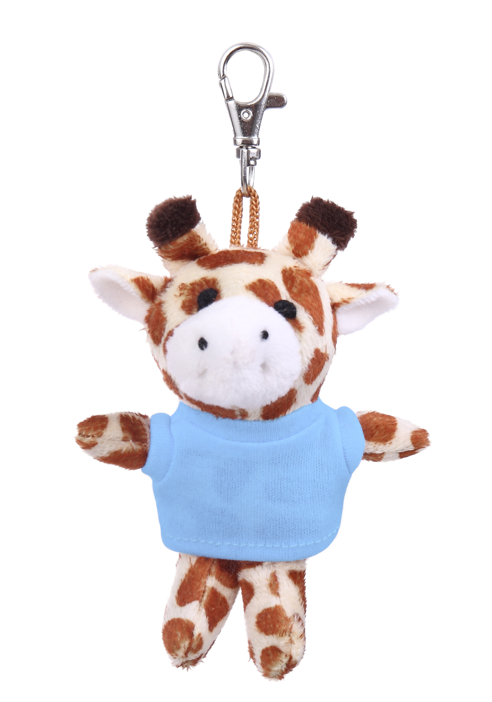 Soft Plush Giraffe Keychain with Tee