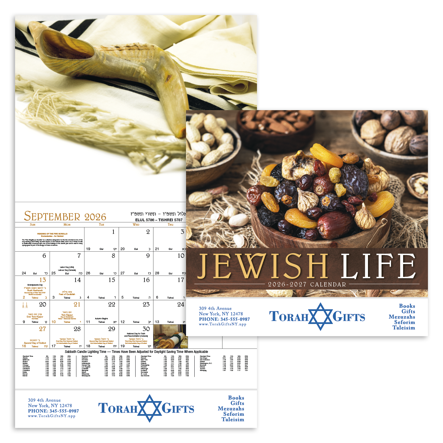 Good Value™ Jewish Life - Stapled Calendar 38