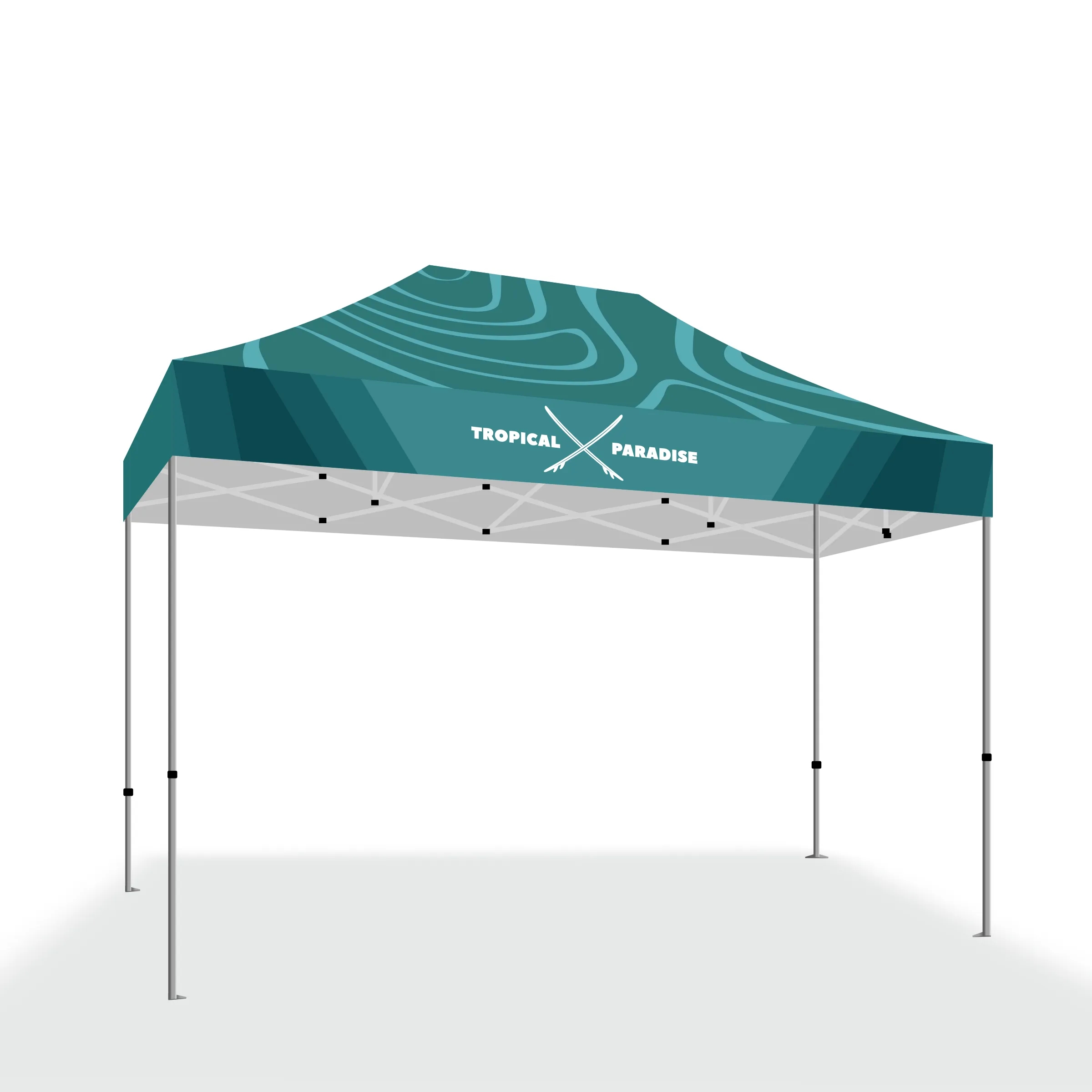 10x15 Premium Tent w/ Full Color Canopy 4