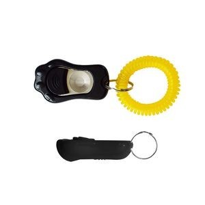 Durable Metal Pet Sound Clicker With Elastic Band 19